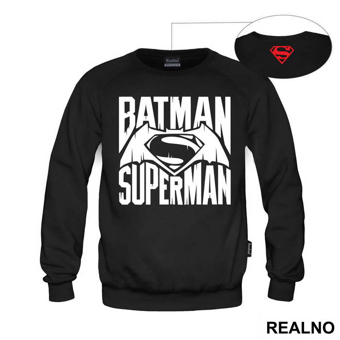 Batman Vs Text Logo - Superman - Duks