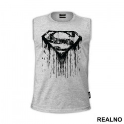 Superman Paint Splash Logo - Superman - Majica