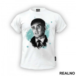 Thomas Shelby Blue Splash - Peaky Blinders - Majica