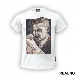 Arthur Shelby Sepia Portrait - Peaky Blinders - Majica