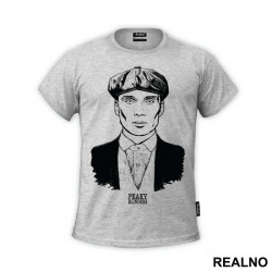 Thomas Shelby Illustration Portrait - Peaky Blinders - Majica