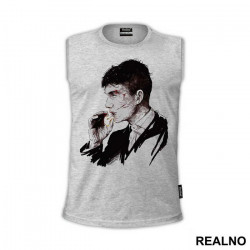 Thomas Shelby Smoking Portrait - Peaky Blinders - Majica