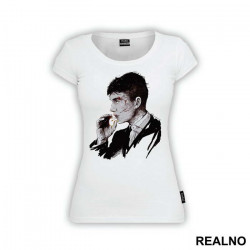 Thomas Shelby Smoking Portrait - Peaky Blinders - Majica