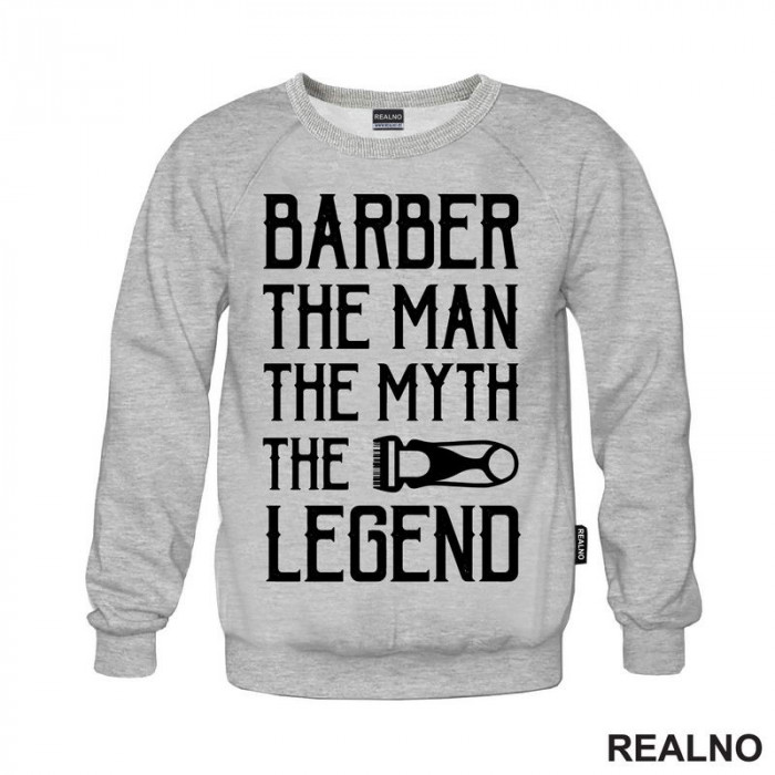 Barber The Man, The Myth, The Legend - Frizer - Duks