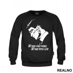 OUTLET - Crni duks bez kapuljače ženski model veličine XL - Peaky Blinders