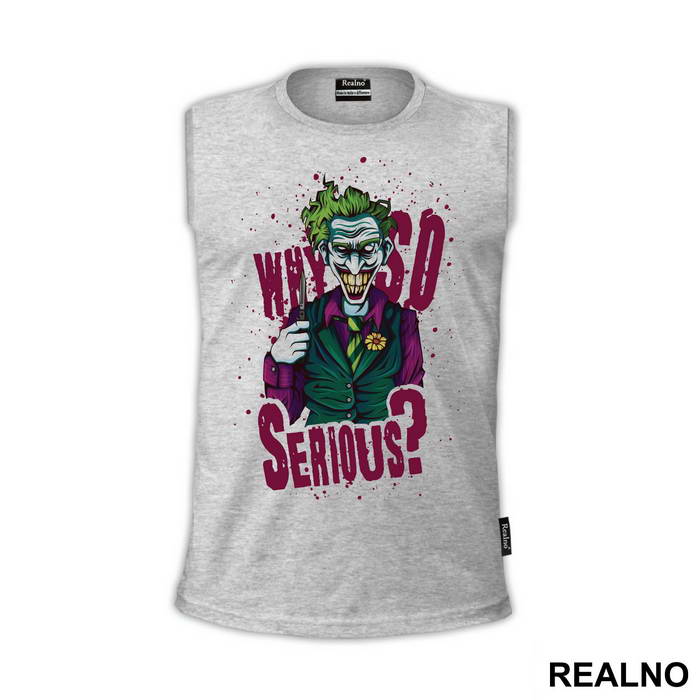 Why So Serious Illustration - Joker - Majica