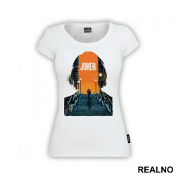 Arthur Walking Up The Stairs Double Exposure - Joker - Majica Arthur Walking Up The Stairs Double Exposure - Joker - Majica