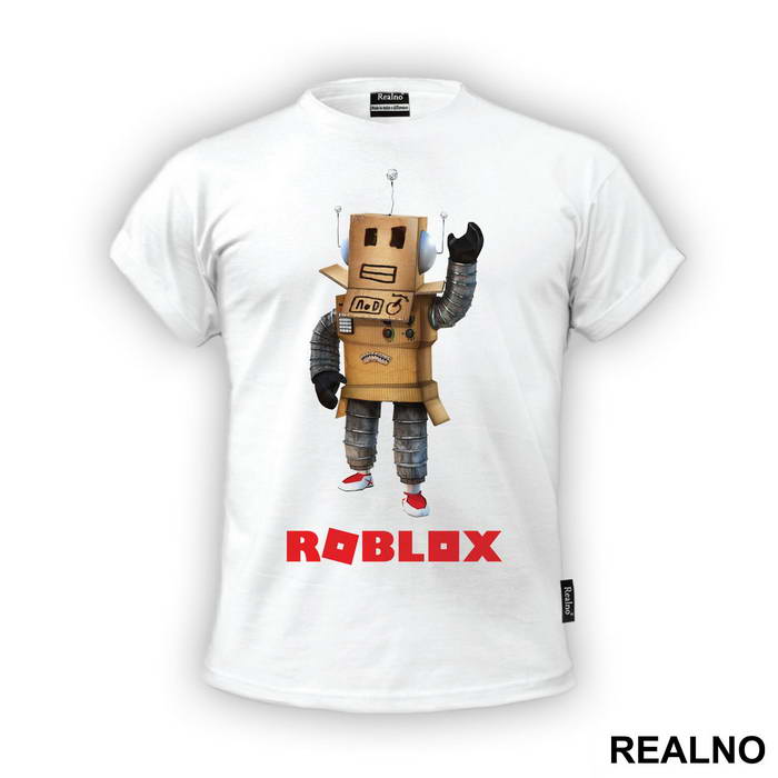 OUTLET - Bela dečija majica veličine 10 - Roblox