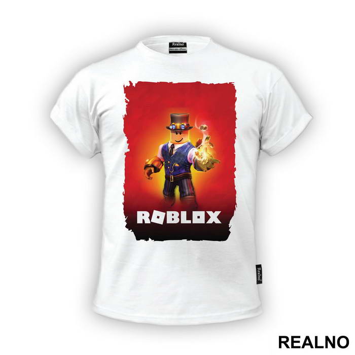 OUTLET - Bela dečija majica veličine 8 - Roblox