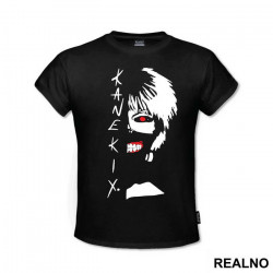 Half Kaneki Face - Tokyo Ghoul - Majica Half Kaneki Face - Tokyo Ghoul - Majica