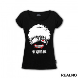 Kaneki Face Logo - Tokyo Ghoul - Majica Kaneki Face Logo - Tokyo Ghoul - Majica