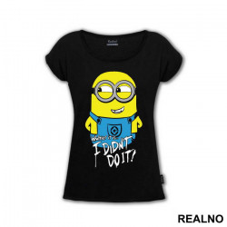 OUTLET - Crna ženska majica veličine S - Minions OUTLET - Crna ženska majica veličine S - Minions