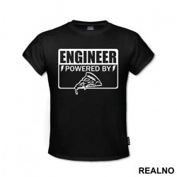 Powered By Pizza - Engineer - Majica Powered By Pizza - Engineer - Majica