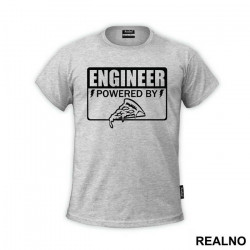 Powered By Pizza - Engineer - Majica Powered By Pizza - Engineer - Majica