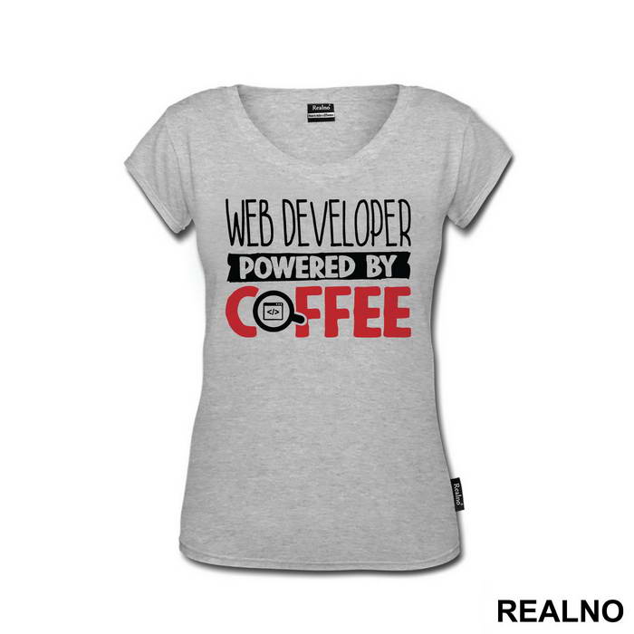 Web Developer Powered By Coffee - Engineer - Majica