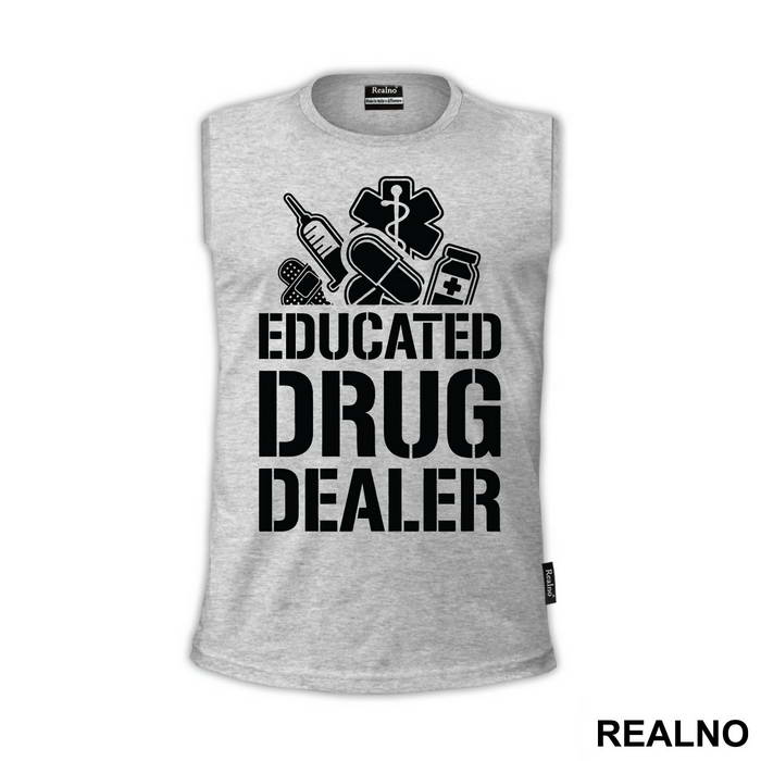 Educated Drug Dealer - Engineer - Humor - Majica
