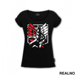 Mikasa Scout Logo - Attack On Titan - Majica