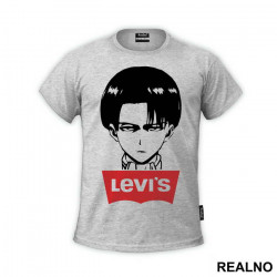 Levi's Levi Face - Attack On Titan - Majica