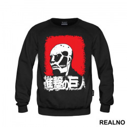 Colossal Face Red - Attack On Titan - Duks