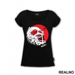 Colossal Red Moon - Attack On Titan - Majica