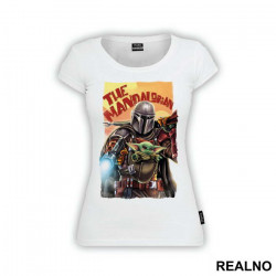 Sunset - Baby Yoda - Mandalorian - Star Wars - Majica