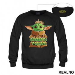 Baby Yoda With A Crown - Yoda - Mandalorian - Star Wars - Duks Baby Yoda With A Crown - Yoda - Mandalorian - Star Wars - Duks