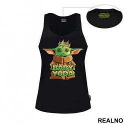 Baby Yoda With A Crown - Yoda - Mandalorian - Star Wars - Majica Baby Yoda With A Crown - Yoda - Mandalorian - Star Wars - Majica