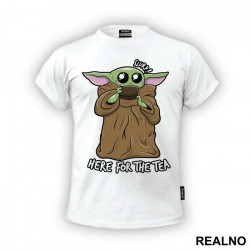 Here For The Tea - Yoda - Mandalorian - Star Wars - Majica