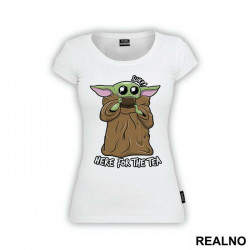 Here For The Tea - Yoda - Mandalorian - Star Wars - Majica