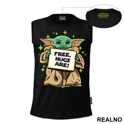 Free Hugs Are - Baby Yoda - Mandalorian - Star Wars - Majica