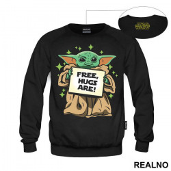 Free Hugs Are - Baby Yoda - Mandalorian - Star Wars - Duks