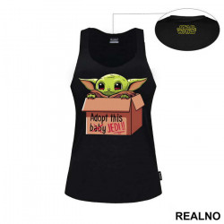 Adopt This Jedi - Baby Yoda - Mandalorian - Star Wars - Majica Adopt This Jedi - Baby Yoda - Mandalorian - Star Wars - Majica