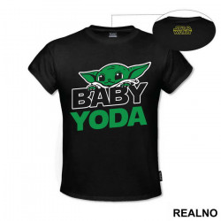 Baby Yoda Looking Over - Yoda - Mandalorian - Star Wars - Majica Baby Yoda Looking Over - Yoda - Mandalorian - Star Wars - Majica