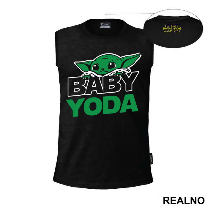 Baby Yoda Looking Over - Yoda - Mandalorian - Star Wars - Majica