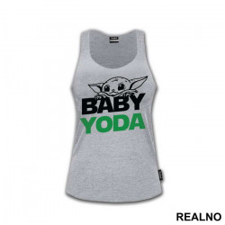 Baby Yoda Looking Over - Yoda - Mandalorian - Star Wars - Majica Baby Yoda Looking Over - Yoda - Mandalorian - Star Wars - Majica