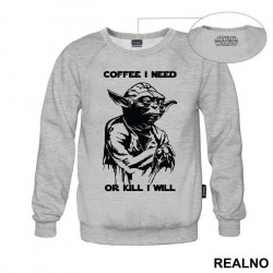 Coffee I Need Or Kill I Will - Yoda - Star Wars - Duks