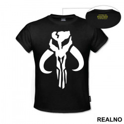 Skull Logo - Mandalorian - Star Wars - Majica