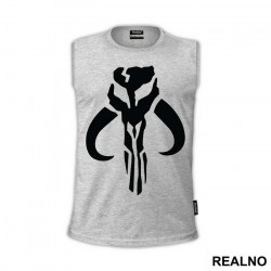 Skull Logo - Mandalorian - Star Wars - Majica