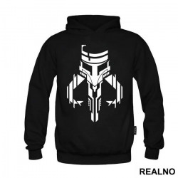 Chopped Skull Logo - Mandalorian - Star Wars - Duks