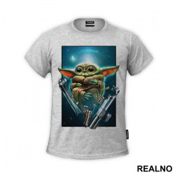Yoda Deconstructs Lightsaber - Yoda - Star Wars - Majica