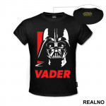 Red Vader Portrait - Darth Vader - Star Wars - Majica
