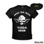 Who Da Man Yoda Man Glasses - Star Wars - Majica