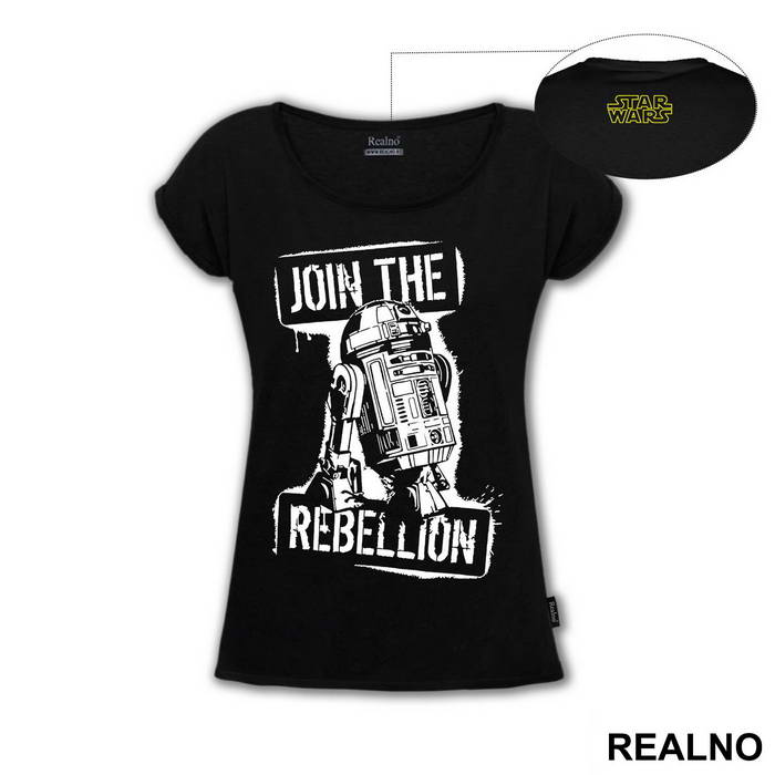 Join The Rebellion - R2D2 - Star Wars - Majica