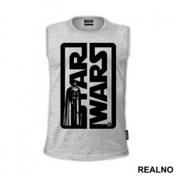 Darth Vader In Logo - Star Wars - Majica