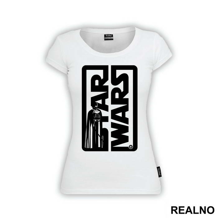 Darth Vader In Logo - Star Wars - Majica