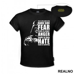 Fear Is The Path To The Dark Side - Darth Vader - Star Wars - Majica