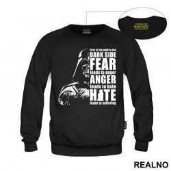 Fear Is The Path To The Dark Side - Darth Vader - Star Wars - Duks