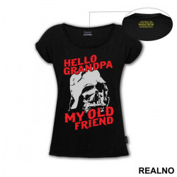 Hello Grandpa My Old Friend - Darth Vader - Star Wars - Majica Hello Grandpa My Old Friend - Darth Vader - Star Wars - Majica