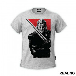 Geralt With Sword Over His Sholder - The Witcher - Majica