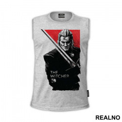 Geralt With Sword Over His Sholder - The Witcher - Majica